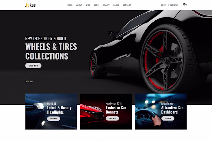 Designed a sleek car parts
