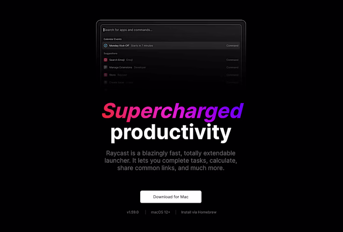Recreating Raycast on Webstudio