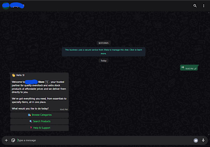 Automated WhatsApp Catalog Bot with Google Sheets Admin Panel