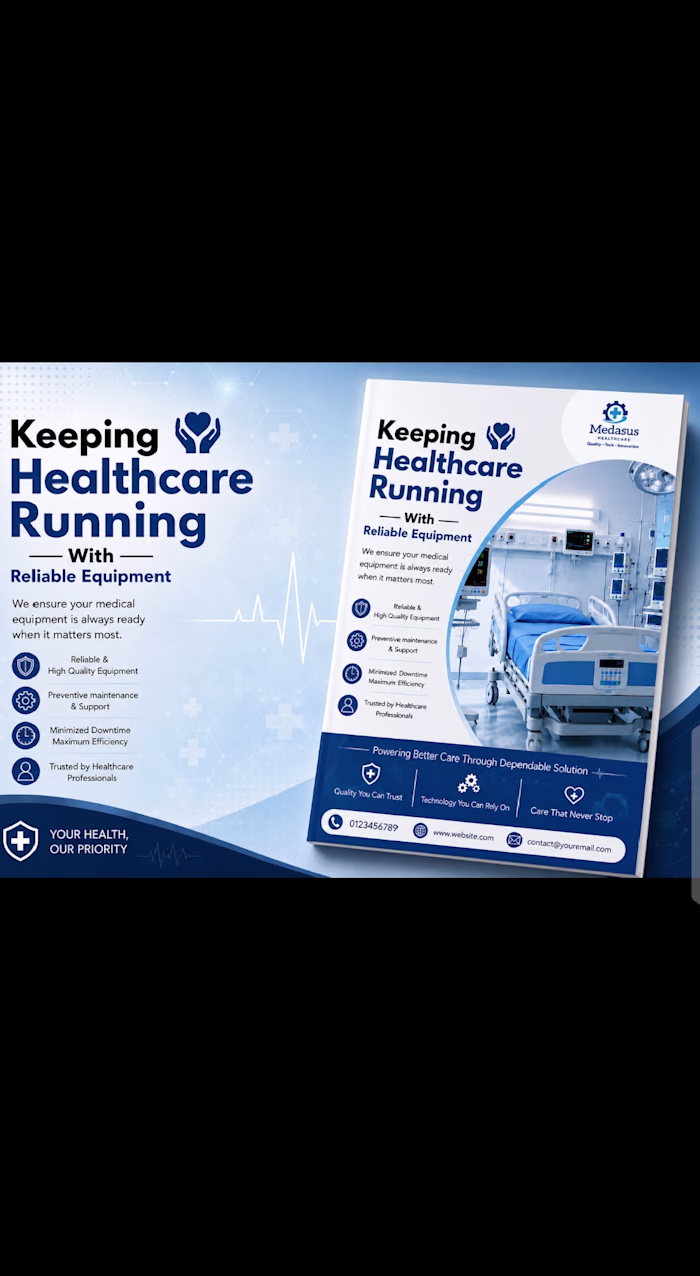 Professional Healthcare Flyer Design for medical equipment &...