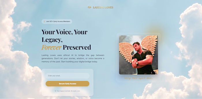 I’m working on something very close to the heart. It’s calle...
