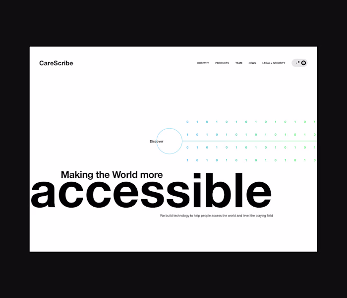 Carescribe Ltd. — Timeless Corporate Website