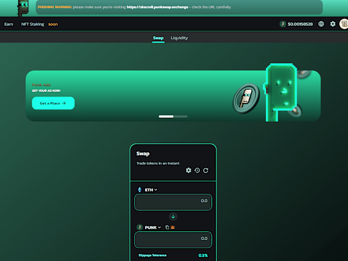 PunkSwap Platform