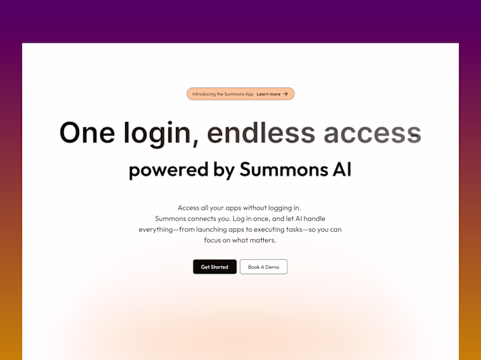 Summons AI Landing Page