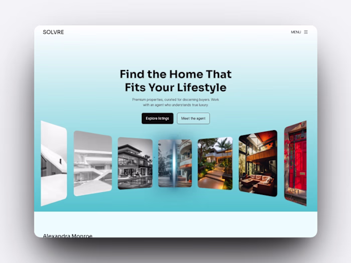 Solvre — Modern Real Estate Agent Website Template