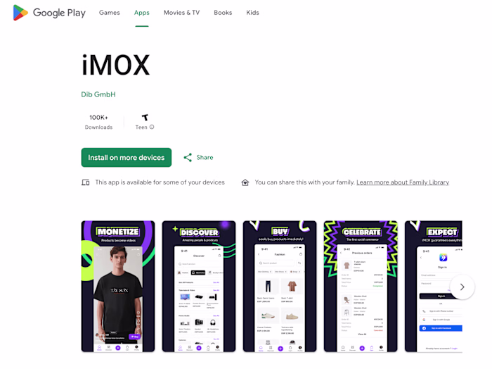 iMOX: Where Social Media Meets E-Commerce
