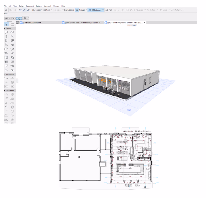 CAD-TO-BIM FOR A RESIDENCIAL BIULDING