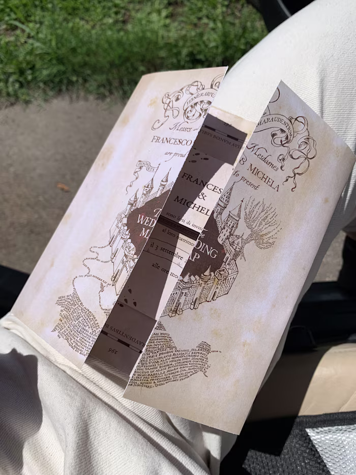 Wedding Stationery, Harry-Potter-themed