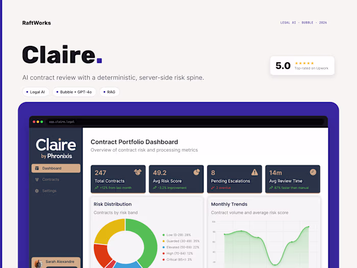 Claire - AI-Powered Contract Review Automation