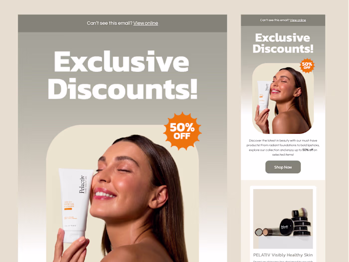 Cosmetic Email Design