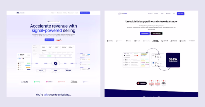 LoneScale website transformation