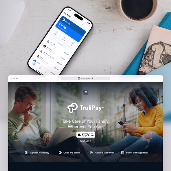 TruliPay Payment Processing App Design