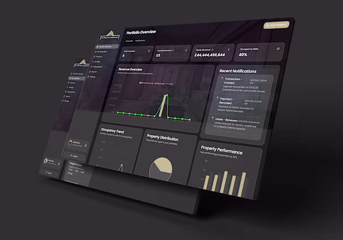  Property Organiser  Management Platform
