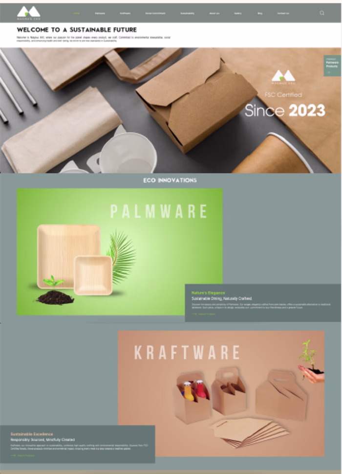 Magnus EKO – Website Content Development