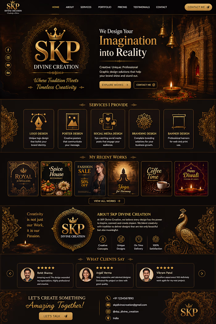 Welcome to SKP Divine Creation