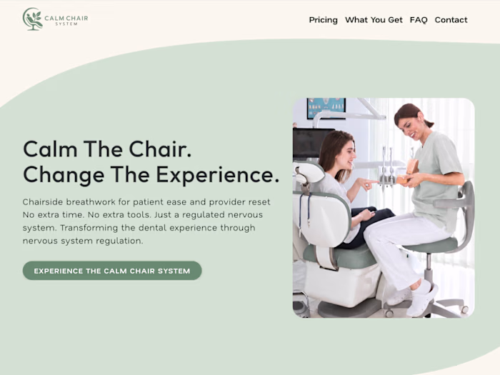 Full Kajabi Launch for Calm Chair System