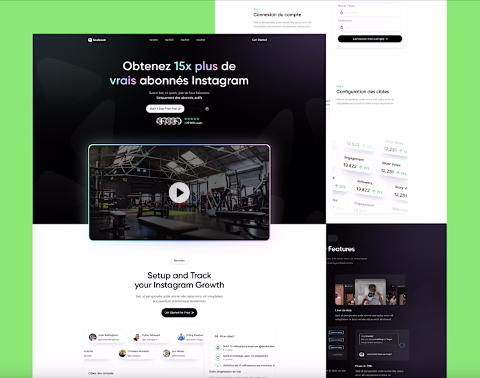 Next.js Front-End for Agency Website | UI/UX Design