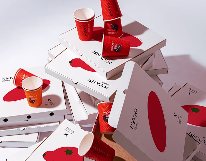 KUCHNEA restaurant — brand identity