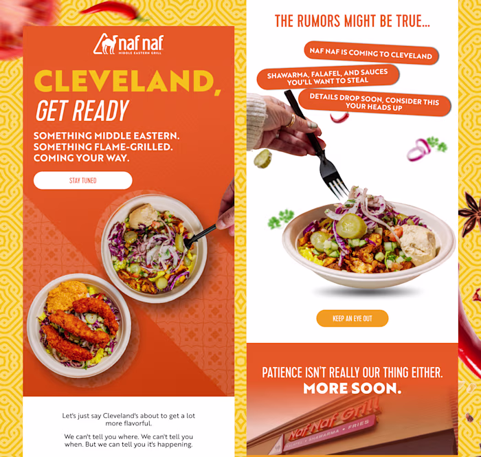 Email Design for Naf Naf