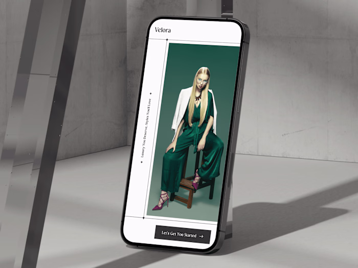 Velora | Seamless Fashion E-commerce App Design