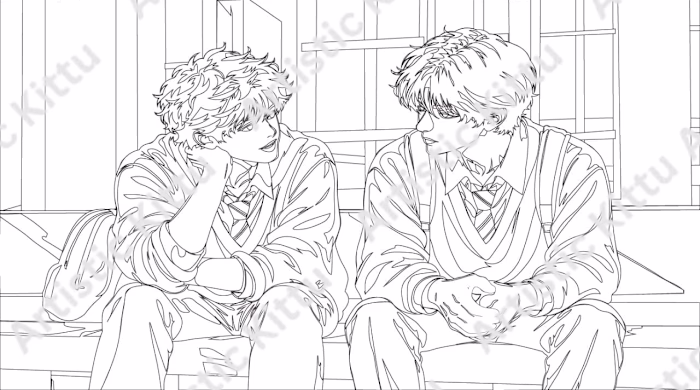 A quiet moment between two