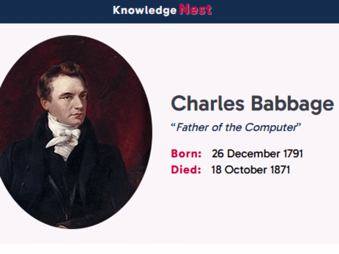 Charles Babbage | father of the computer
