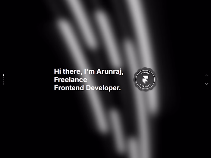 My Portfolio made in Framer