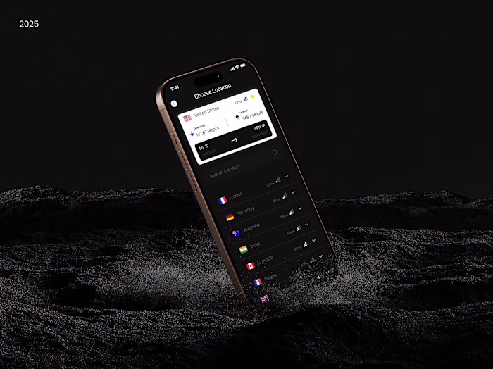 Phantom VPN UX/UI Design Project