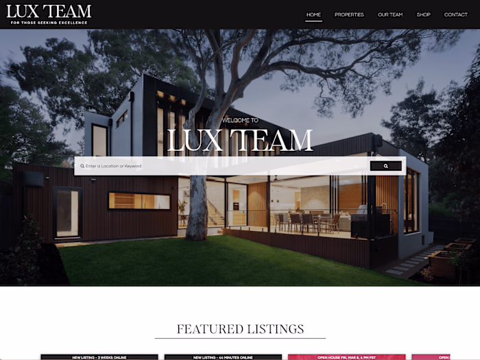 UI/UX Design for Real Estate Agency