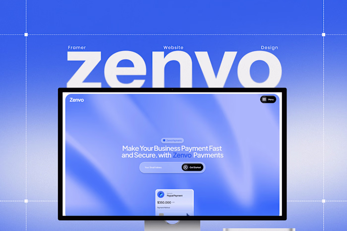 Zenvo Payments — Fintech Website Design