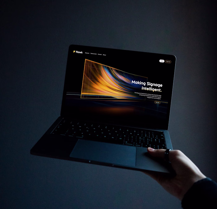 B2B and B2C Tech Company Website and Brand design (Flawk)