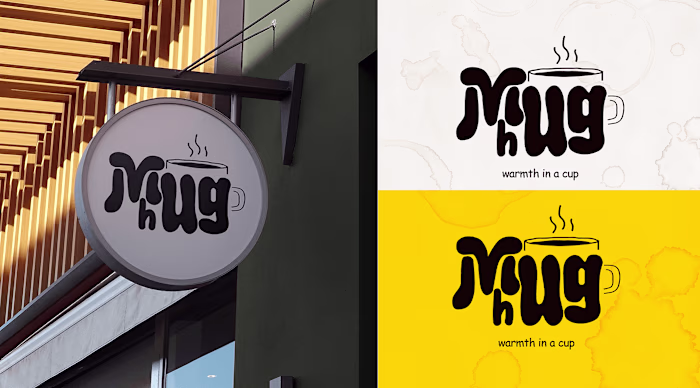 Mug hug coffee shop) :: Behance