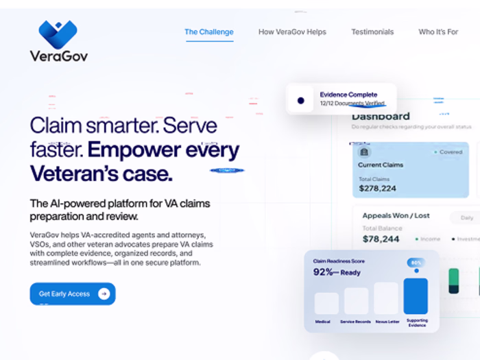 Health care web design.