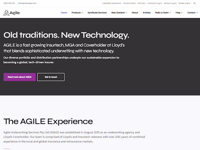 Agile Underwriting