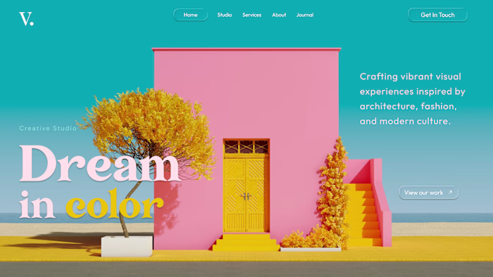 Exploring color, layout, and typography,