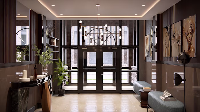 Luxury Apartment Lobby Interior Design