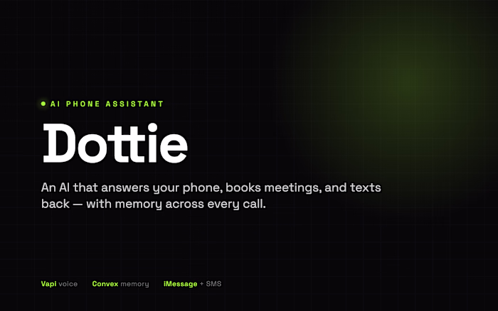 Dottie — AI Phone Assistant