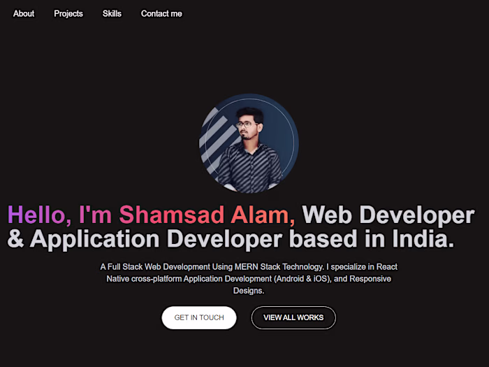 Personal Portfolio Website