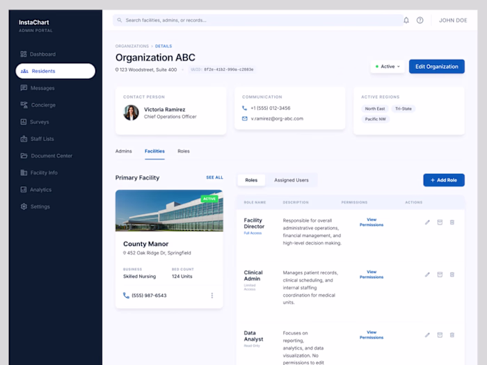 InstaChart: Resident Engagement Platform