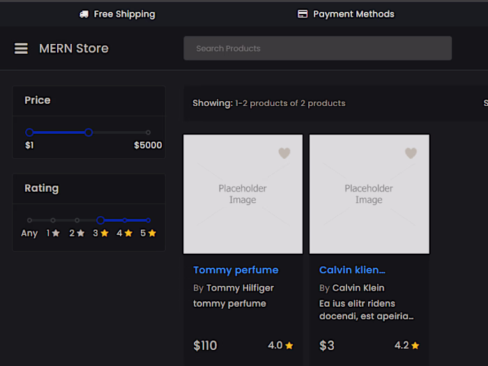 E Commerce Application