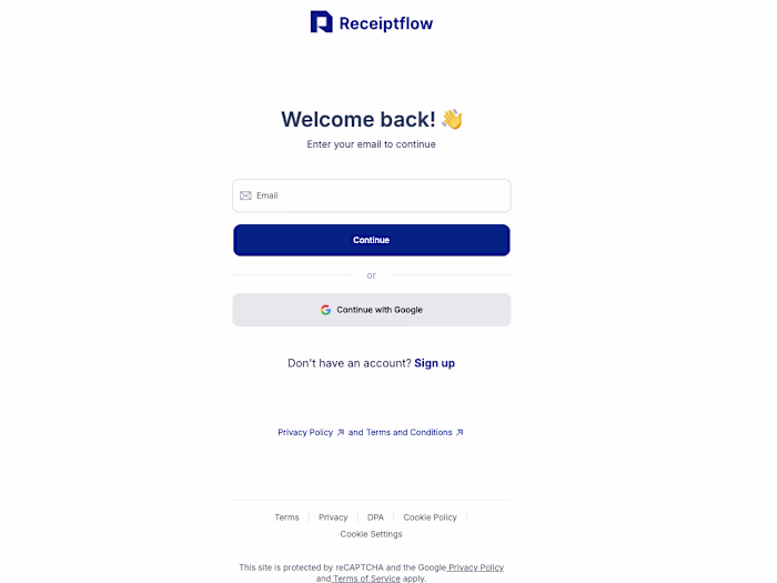 Receiptflow - An AI Powered