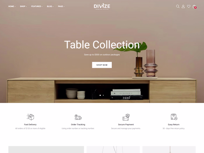 Shopify Furniture Store