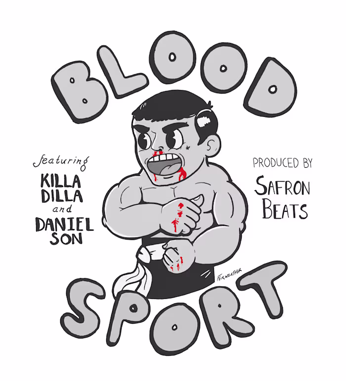 Illustration for a rap single;