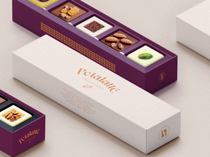 Petalatté — Chocolate Brand Identity & Packaging