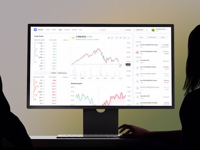 Zyntra — Crypto Trade & Order Book Trading Platform
