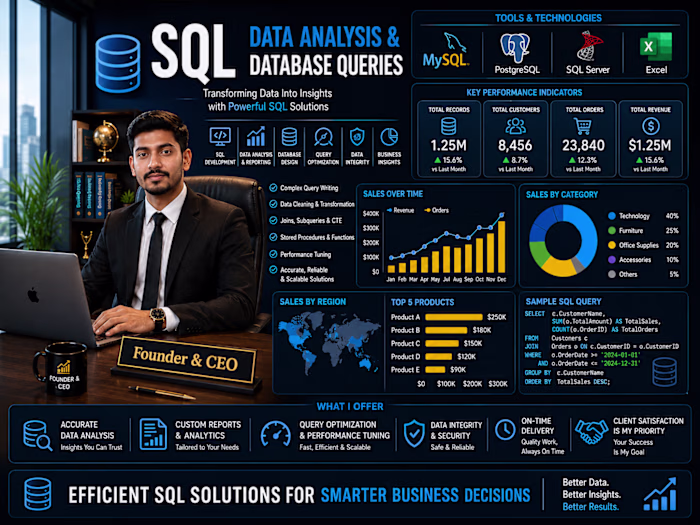 SQL Data Analysis & Database Queries Cover