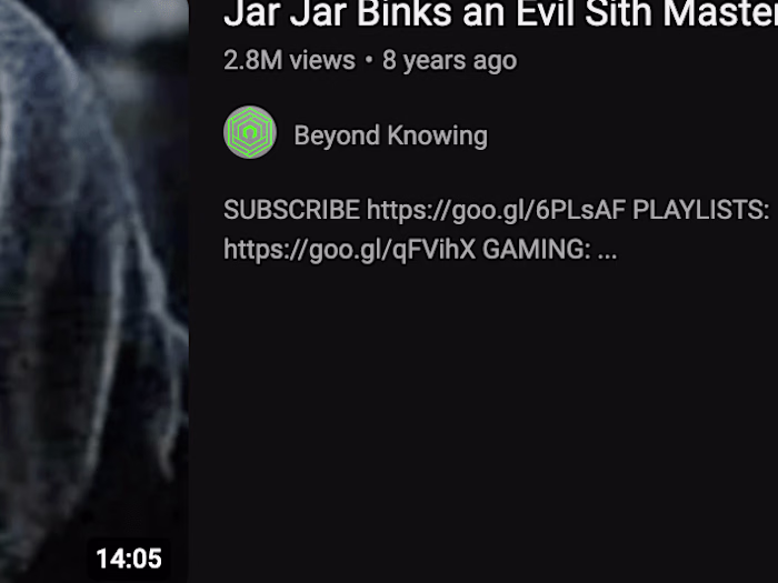 Jar Jar Binks an Evil Sith Mastermind Theory [Dash Star] - YouT…