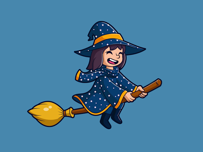 Cute Wizard Mascot