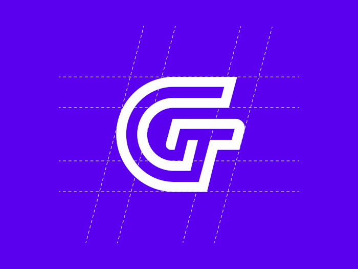 GT Monogram Logo — Bold, Modern & Built for Speed, Up for sale!