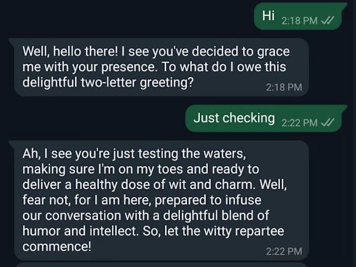 Witty Whatsapp Autoresponding Bot